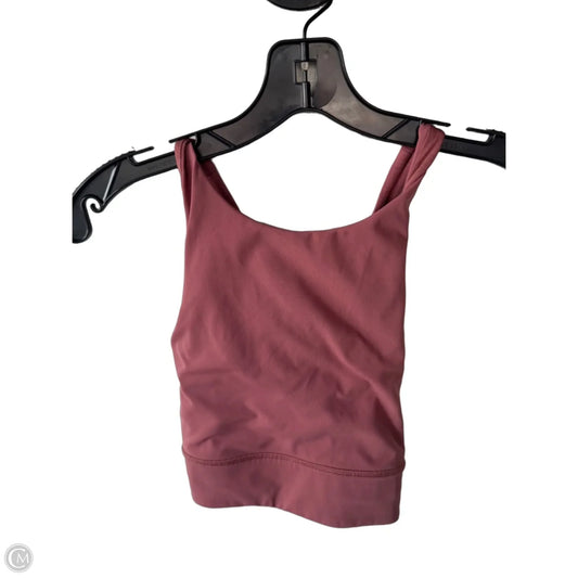 Athletic Bra By Lululemon In Pink, Size: M