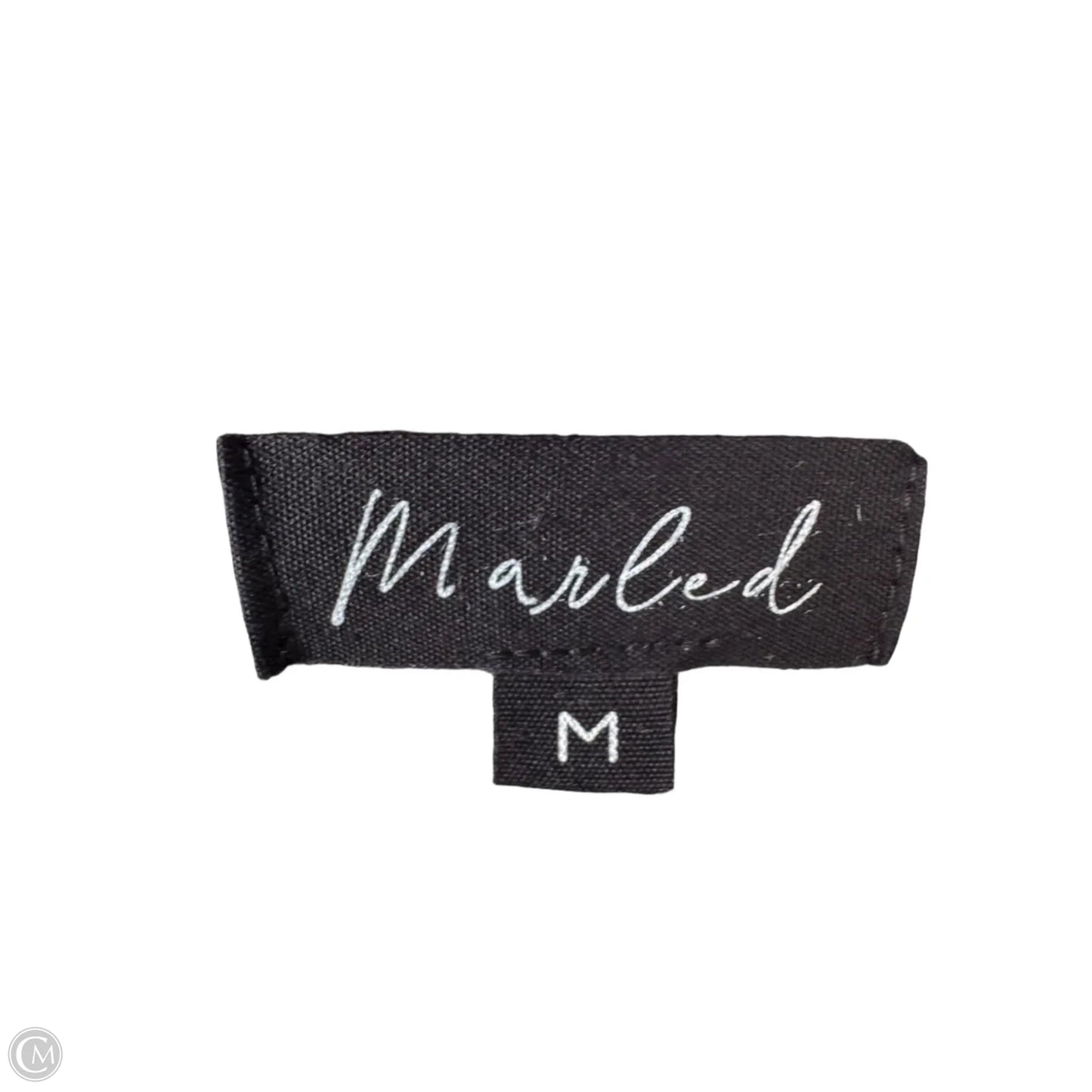 Sweater Cardigan By Marled In Black & White, Size: M