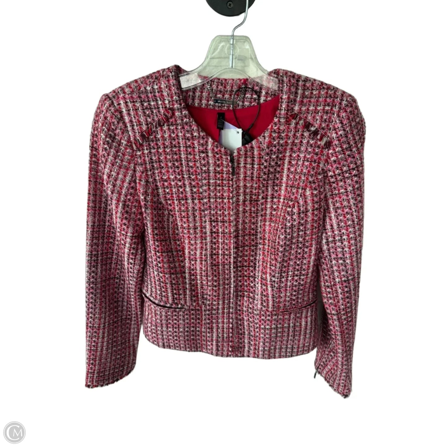 Blazer By White House Black Market In Pink & Red, Size: S