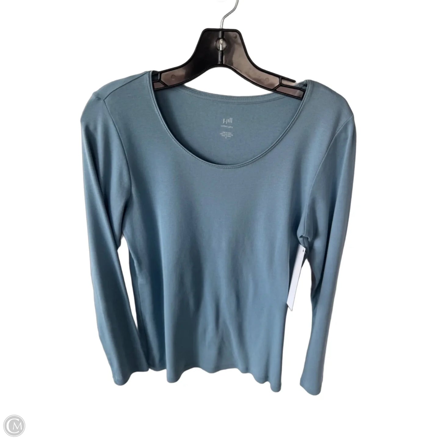 Top Long Sleeve Basic By J. Jill In Blue, Size: S