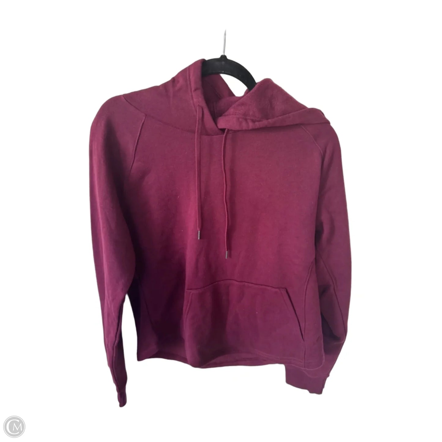 Athletic Top Long Sleeve Hoodie By Tek Gear In Purple, Size: M