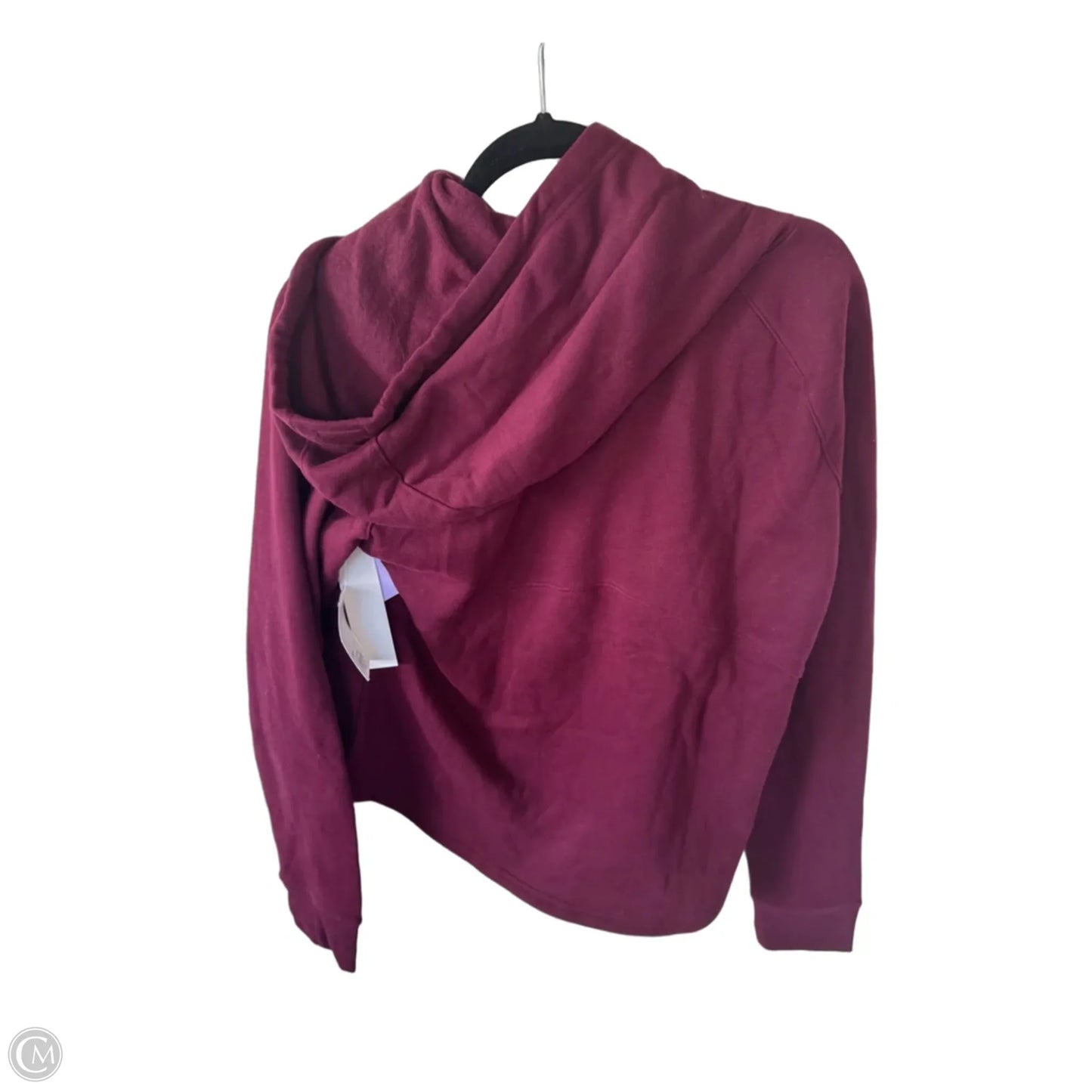 Athletic Top Long Sleeve Hoodie By Tek Gear In Purple, Size: M