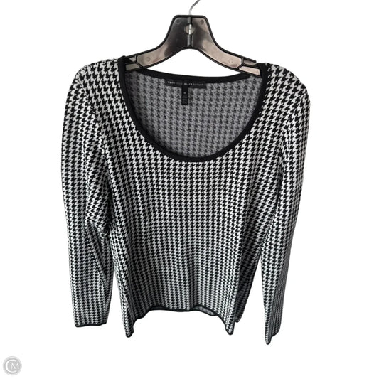 Sweater By White House Black Market In Black & White, Size: M