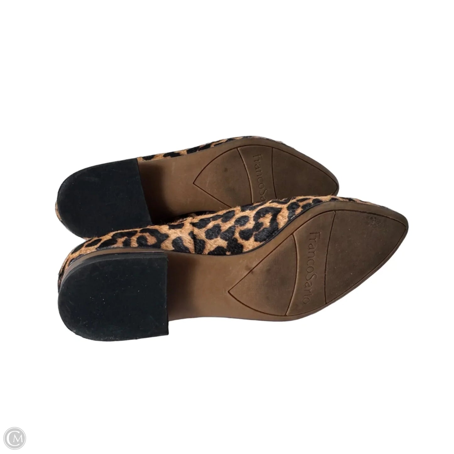 Shoes Flats By Franco Sarto In Black & Brown, Size: 7.5