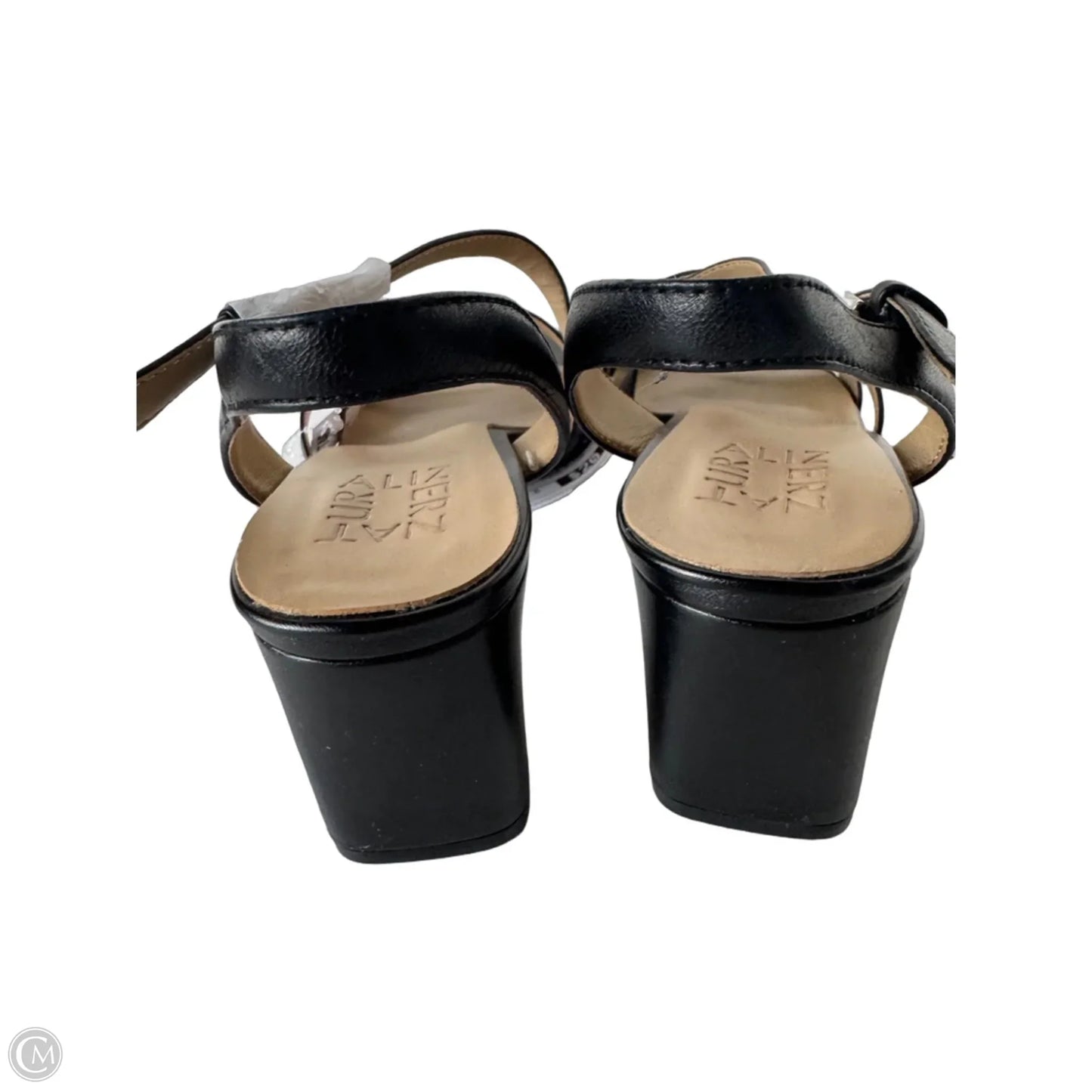 Sandals Heels Block By Naturalizer In Black, Size: 7.5