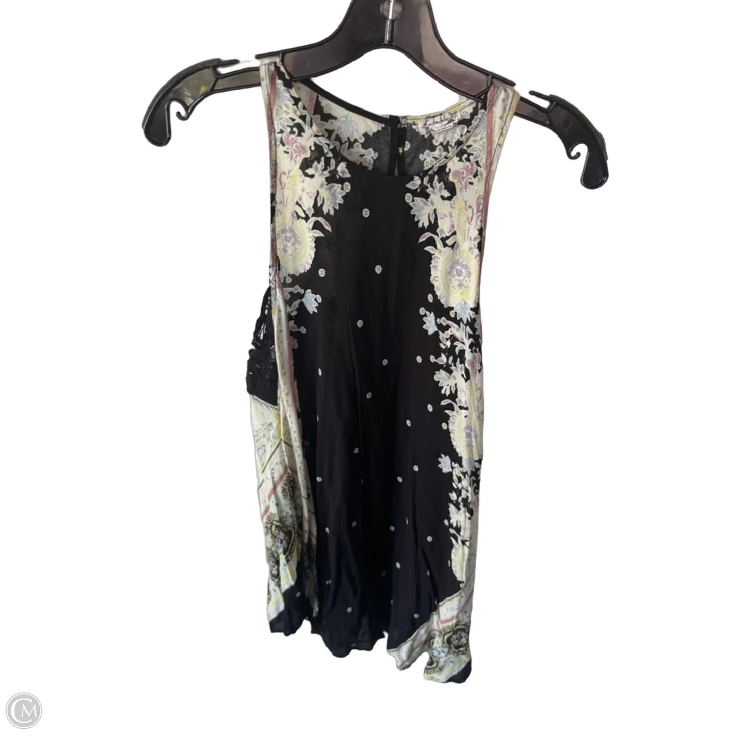 Tunic Sleeveless By Free People In Black & Yellow, Size: Xs