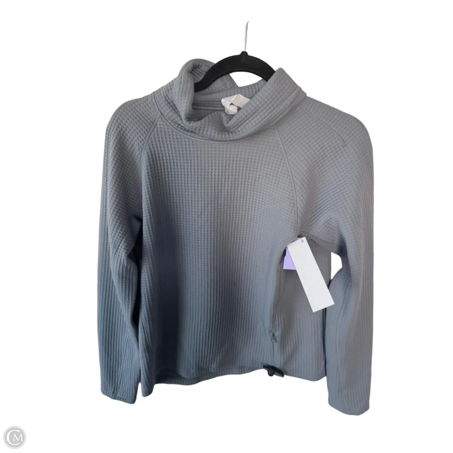Athletic Sweatshirt Collar By Lululemon In Grey, Size: S