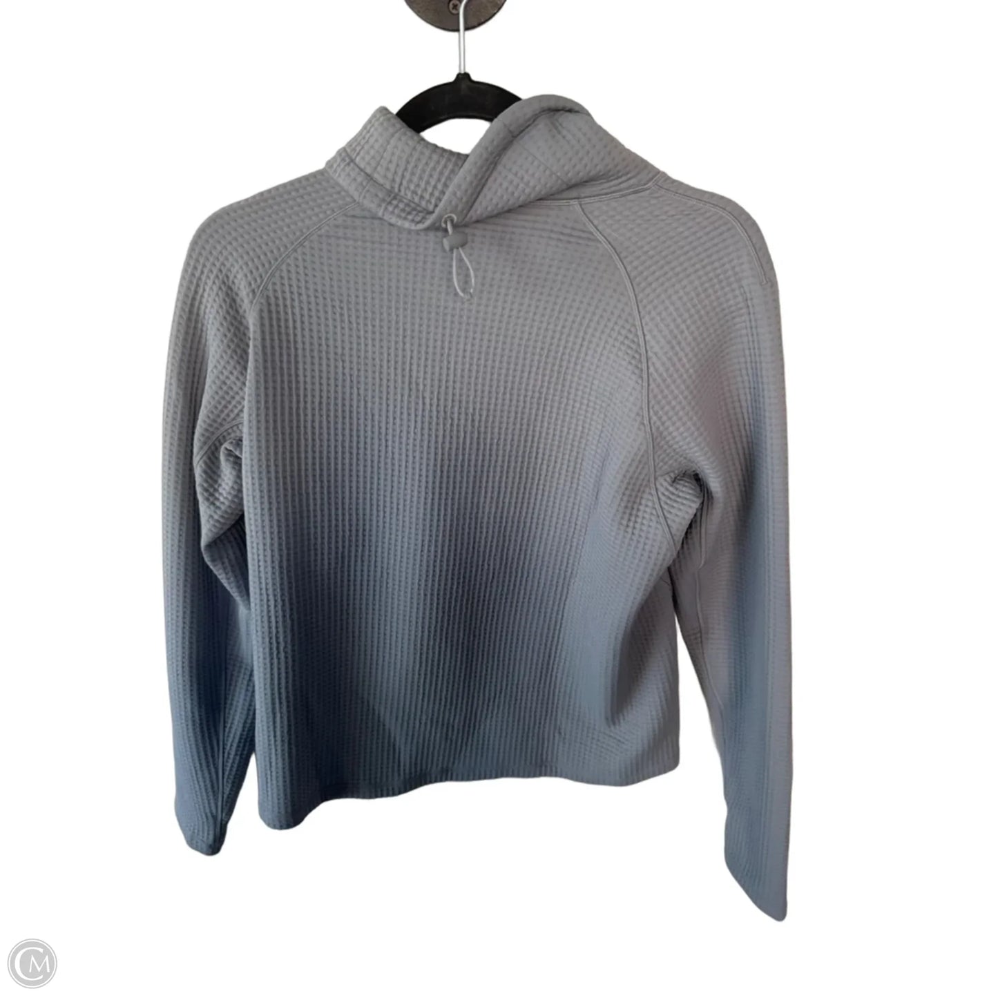 Athletic Sweatshirt Collar By Lululemon In Grey, Size: S