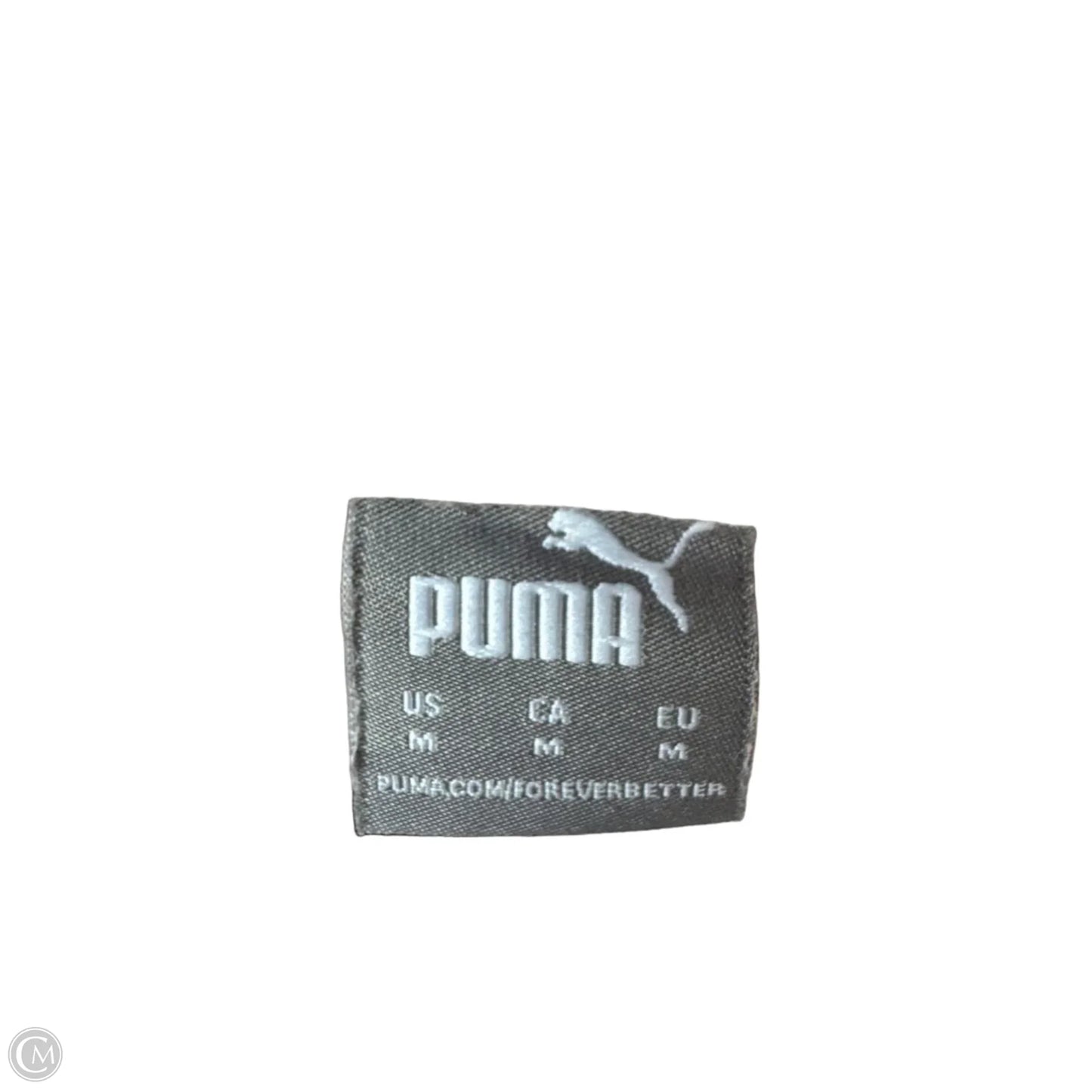 Athletic Sweatshirt Hoodie By Puma In Pink, Size: M
