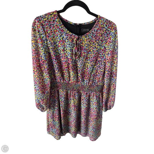 Dress Work By Tahari By Arthur Levine In Blue & Pink, Size: L