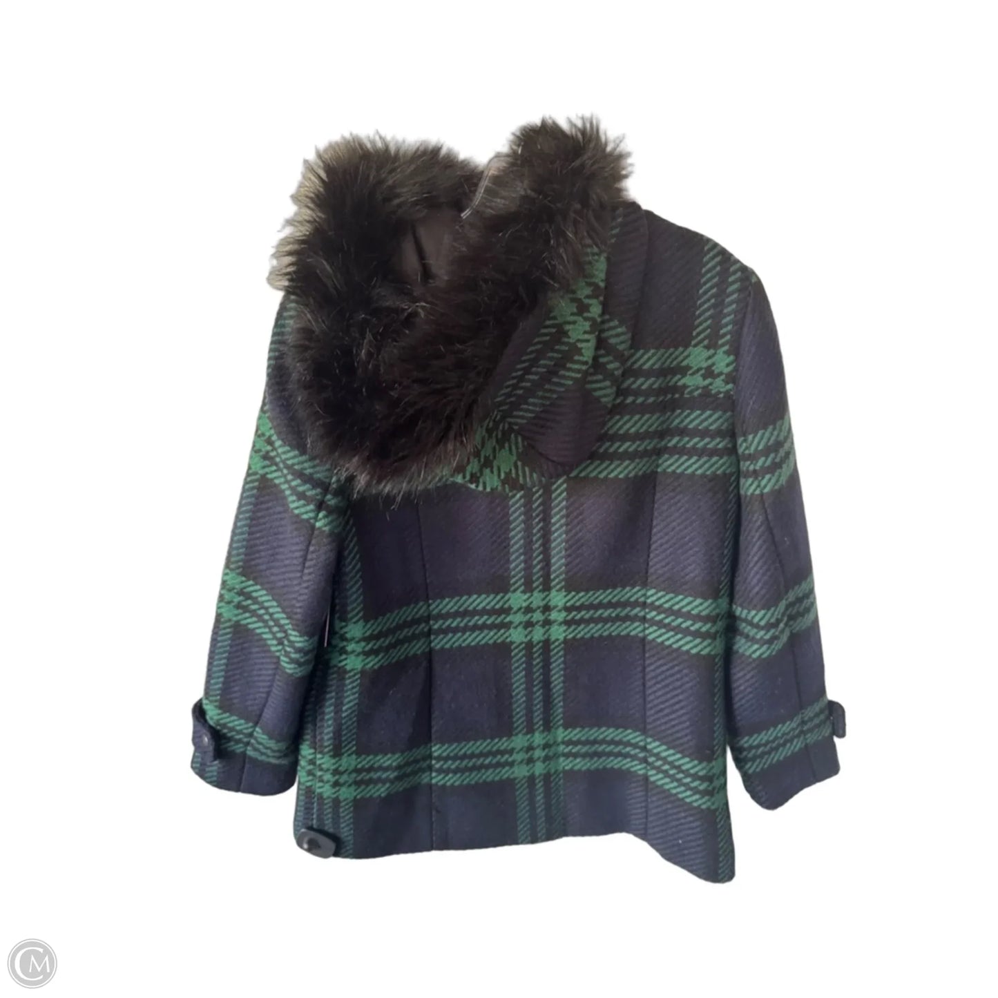 Coat Other By Talbots In Blue & Green, Size: S