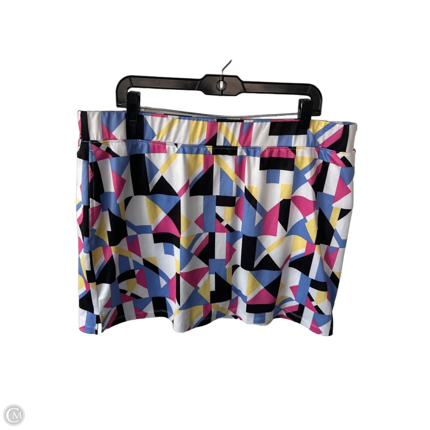 Athletic Skort By Izod In Black & White, Size: 20
