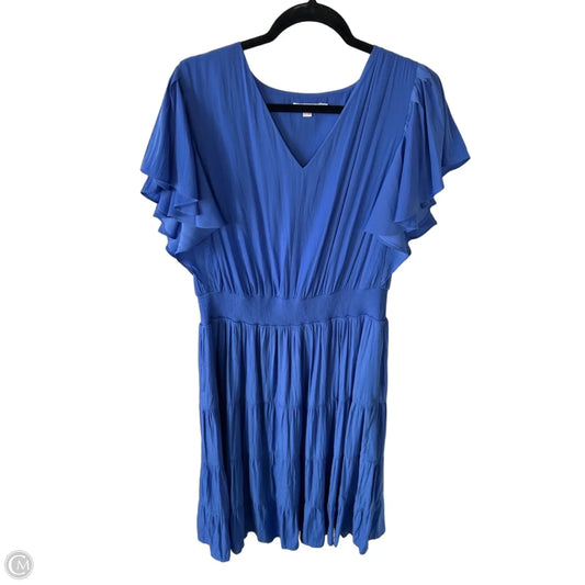 Dress Casual Maxi By Chicos In Blue, Size: 16