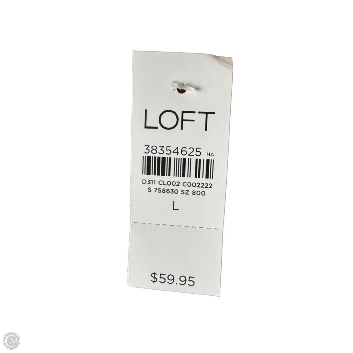 Vest Other By Loft In Black, Size: L