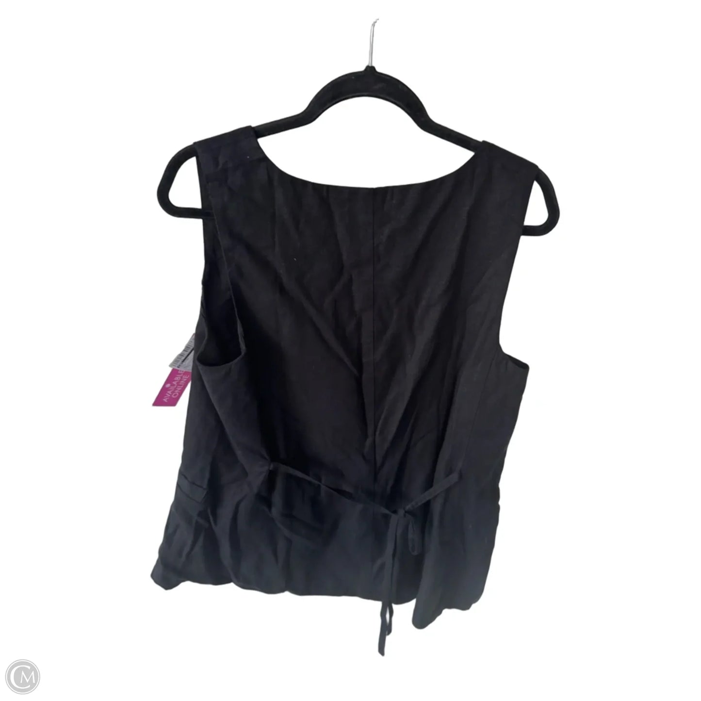 Vest Other By Loft In Black, Size: L