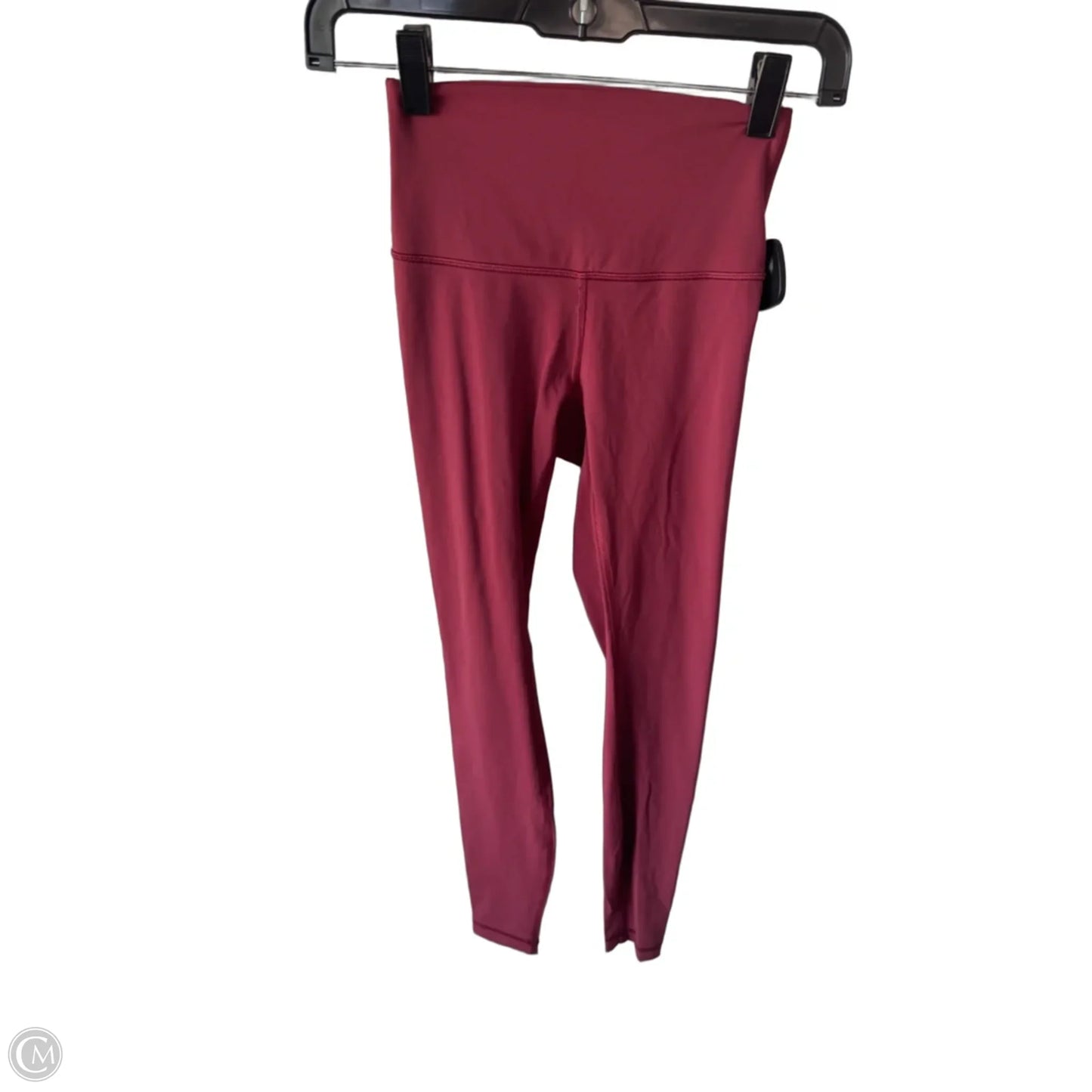Athletic Leggings By Lululemon In Red, Size: 2