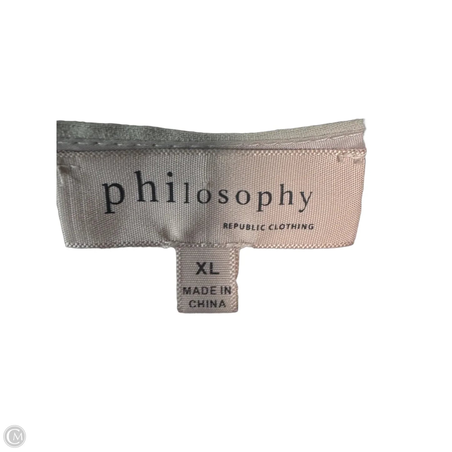 Jacket Other By Philosophy In Beige, Size: Xl