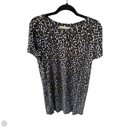 Dress Casual Short By Michael By Michael Kors In Black & Green, Size: M