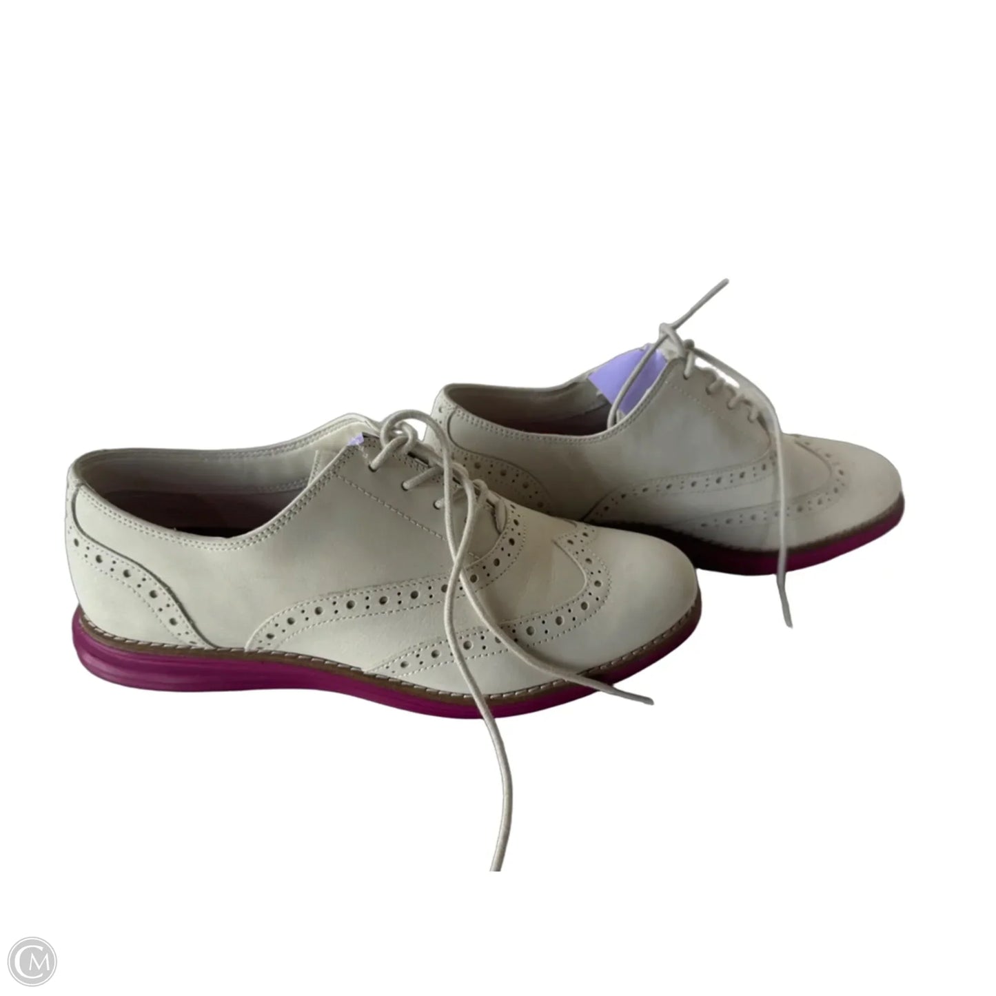Shoes Flats By Cole-haan In Cream & Pink, Size: 7.5