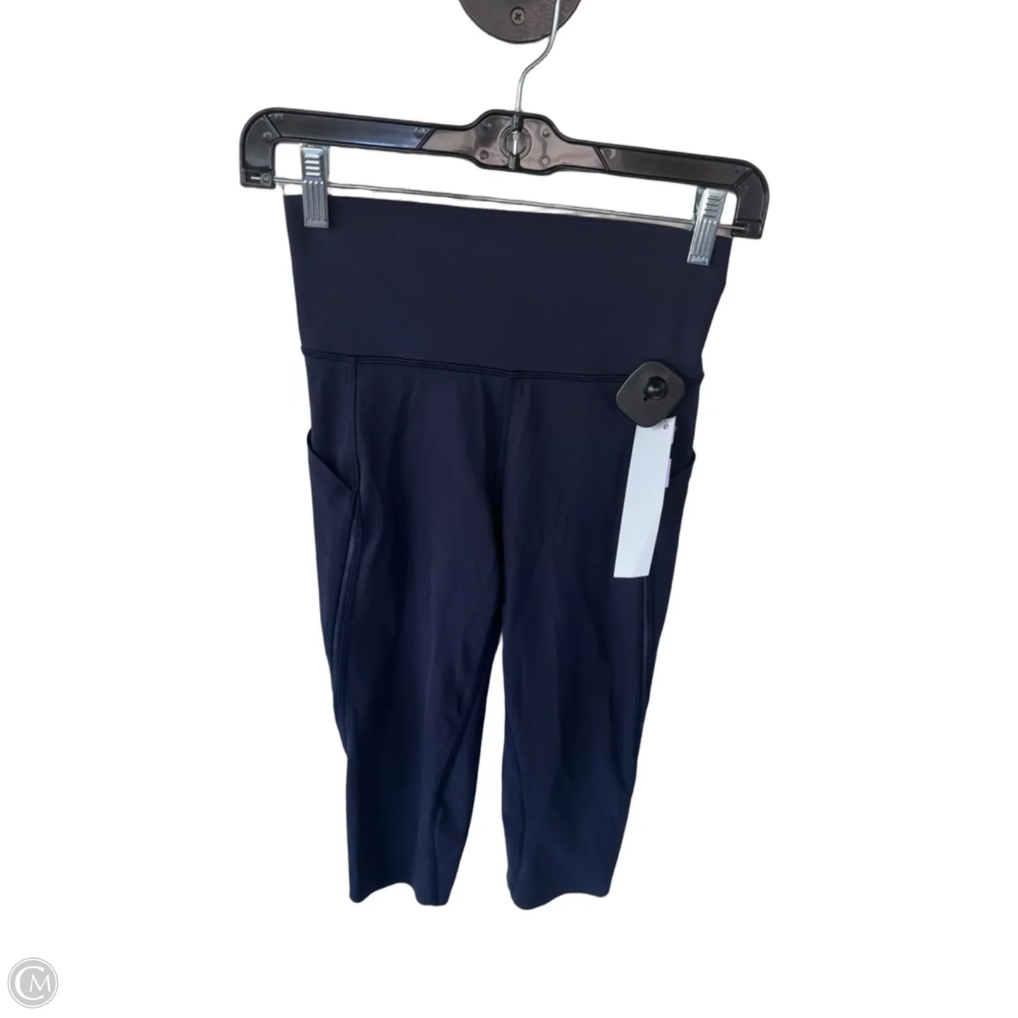Athletic Capris By Lululemon In Blue, Size: 4