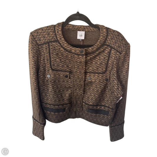 Blazer By Cabi In Brown & Tan, Size: L
