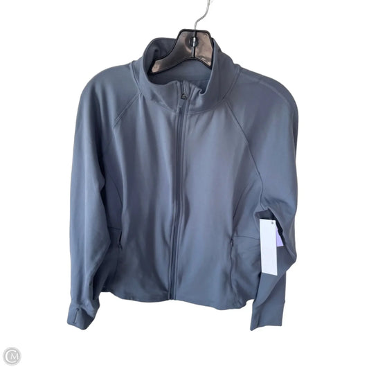 Athletic Jacket By Jockey In Blue, Size: L