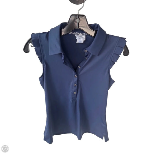 Athletic Top Short Sleeve By Sigrid Olsen In Blue, Size: Xs