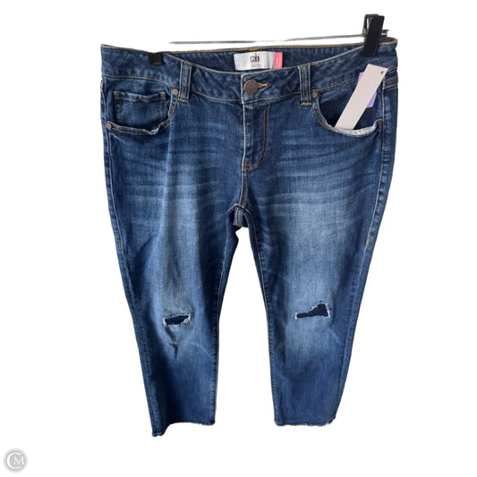 Jeans Boyfriend By Cabi In Blue Denim, Size: 6