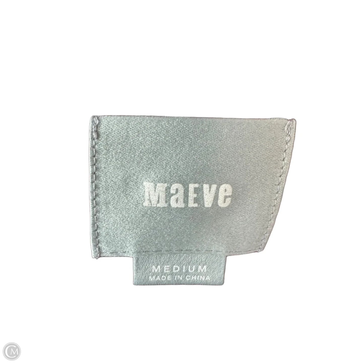 Top Long Sleeve By Maeve In Purple & White, Size: M