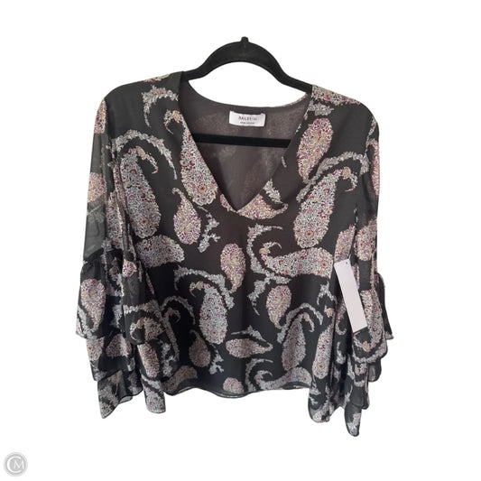 Top Long Sleeve By Bailey 44 In Black, Size: M