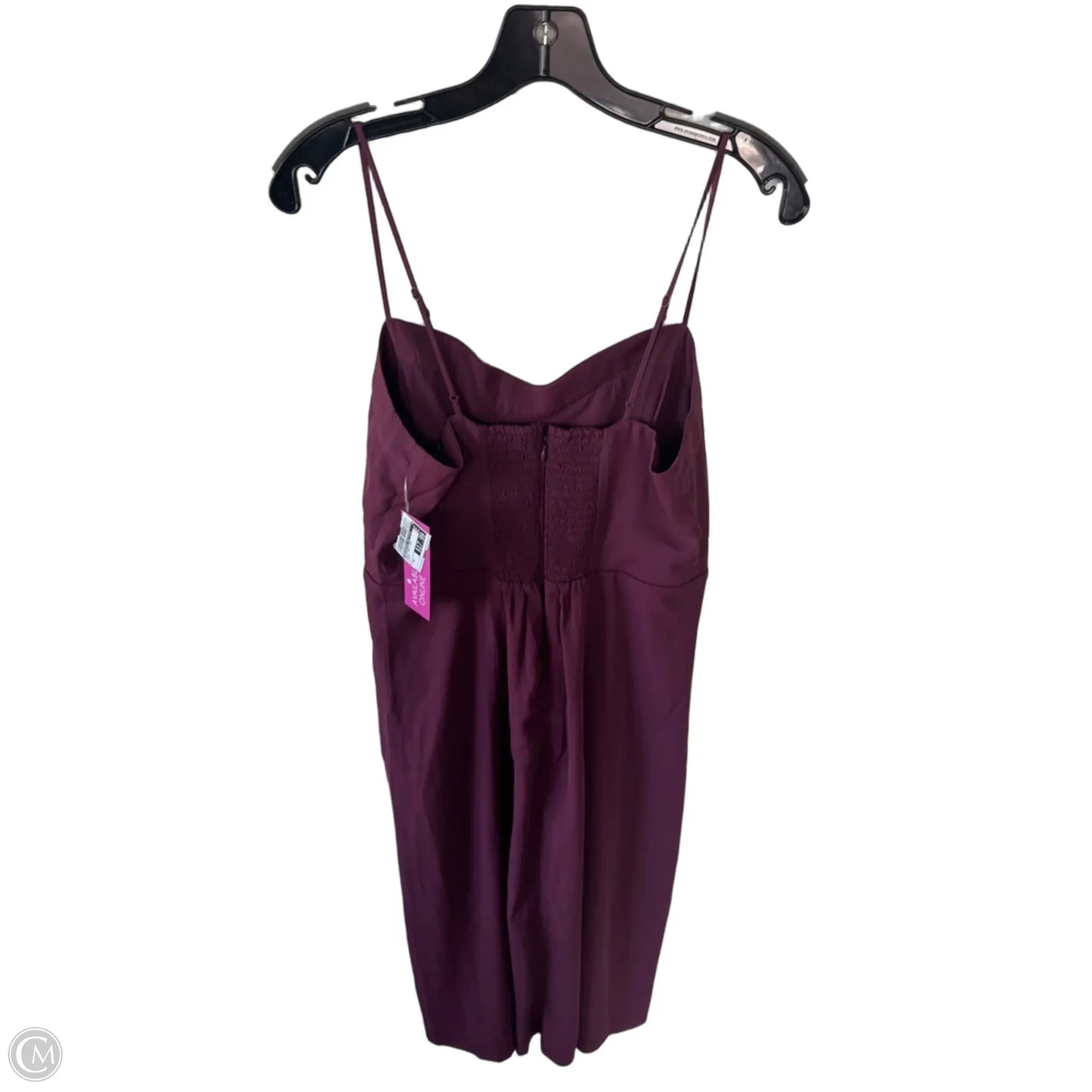 Dress Party Midi By Abercrombie And Fitch In Maroon, Size: M