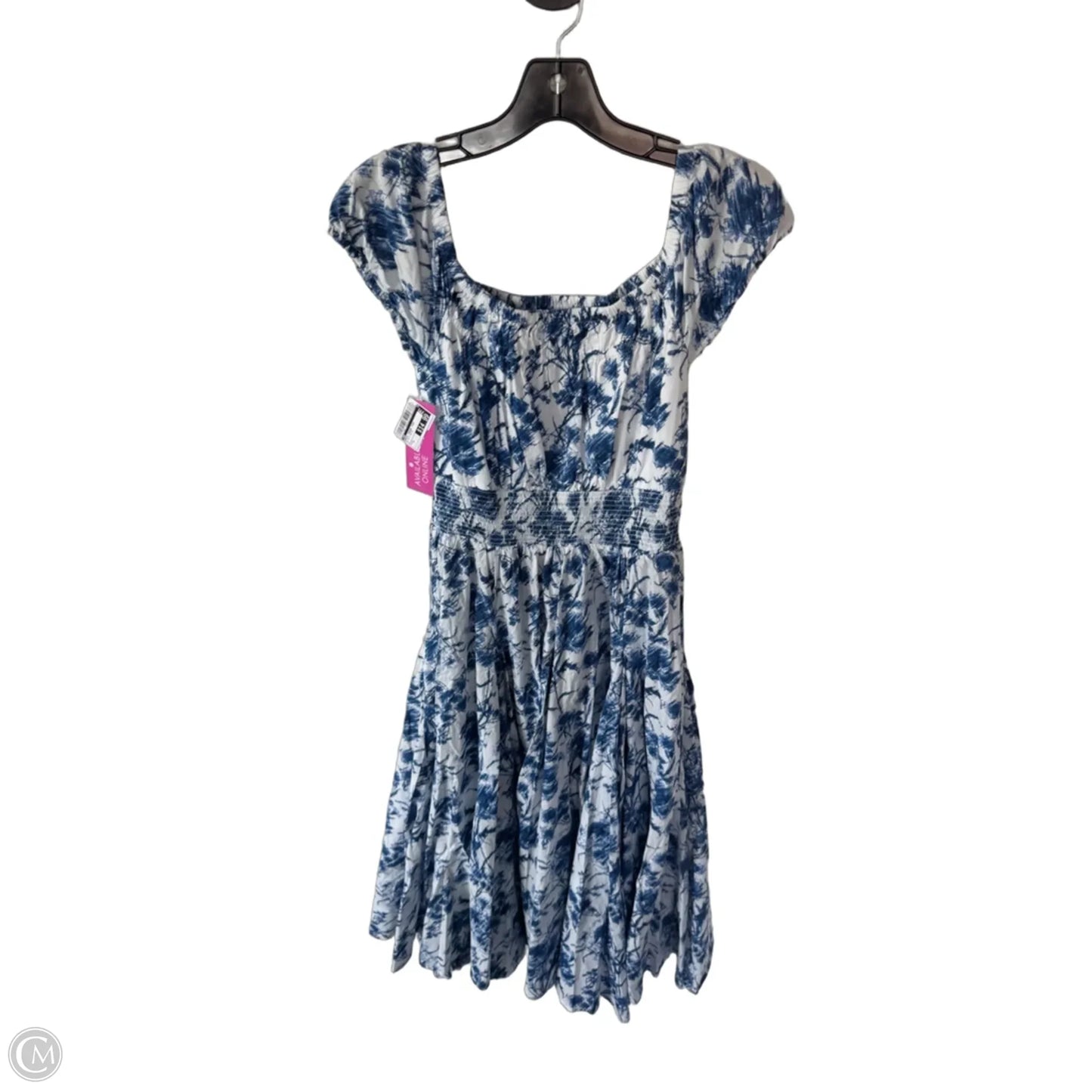 Dress Casual Midi By Inc In Blue & White, Size: S