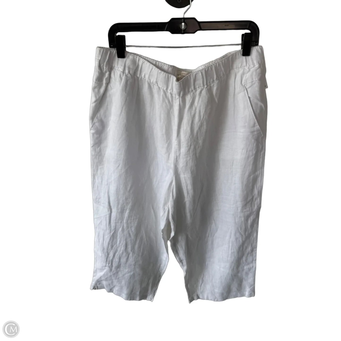 Pants Linen By Cynthia Rowley In White, Size: 16
