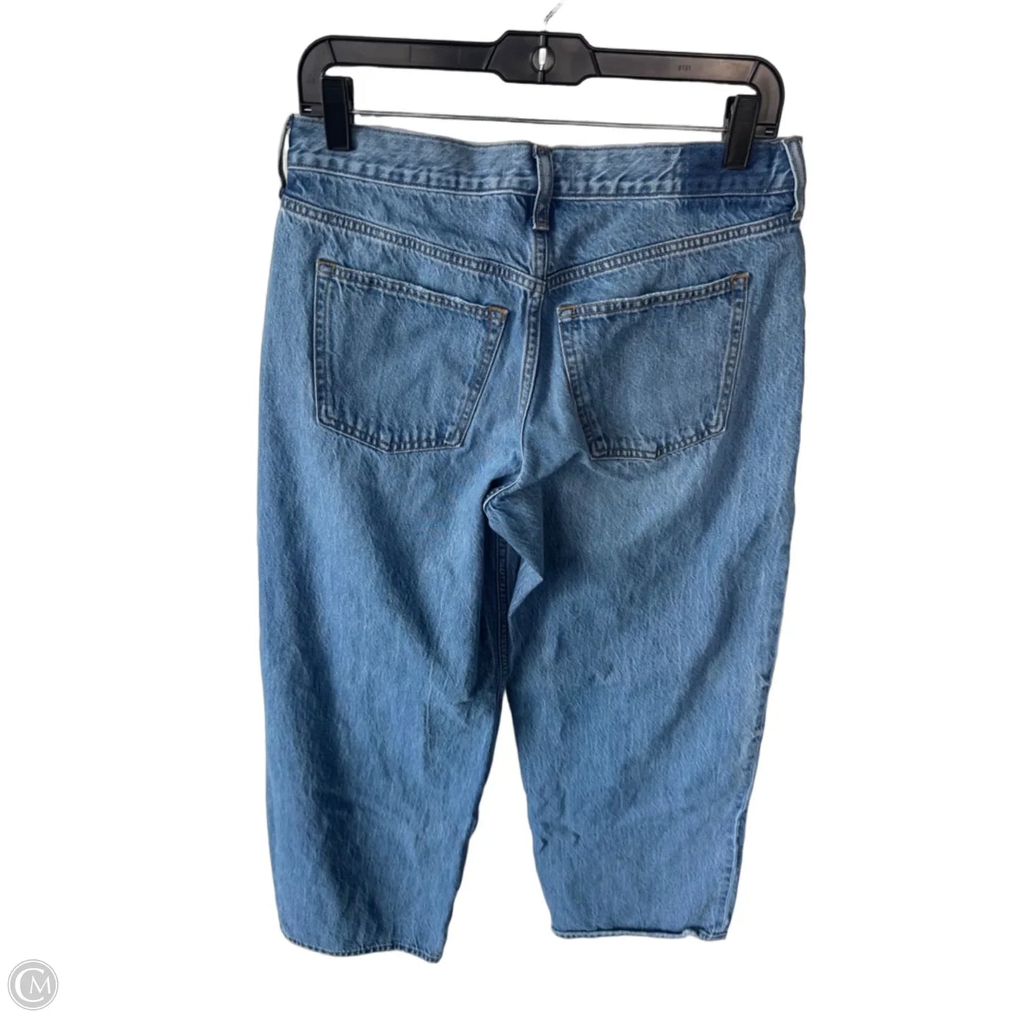 Jeans Wide Leg By Abercrombie And Fitch In Blue Denim, Size: 2