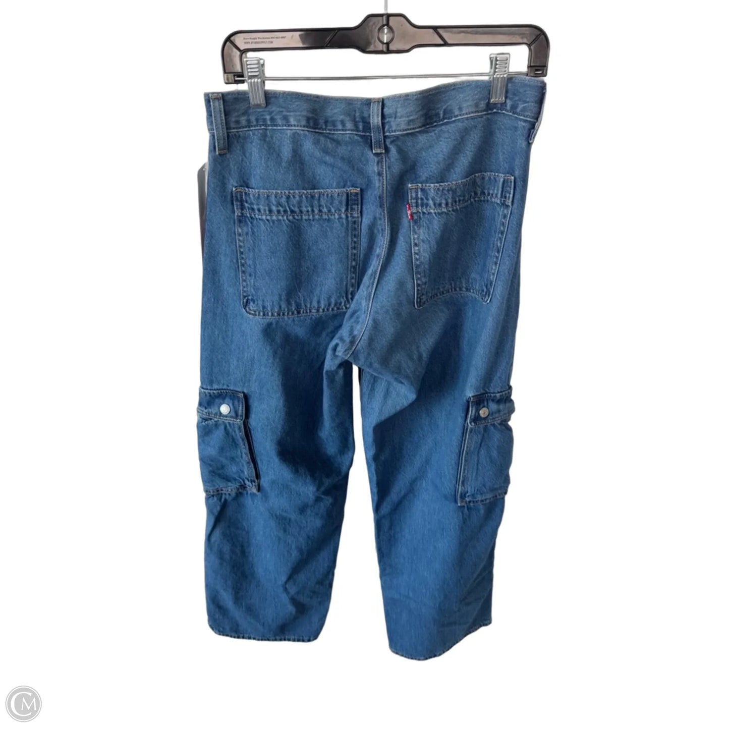Jeans Straight By Levis In Blue Denim, Size: 4