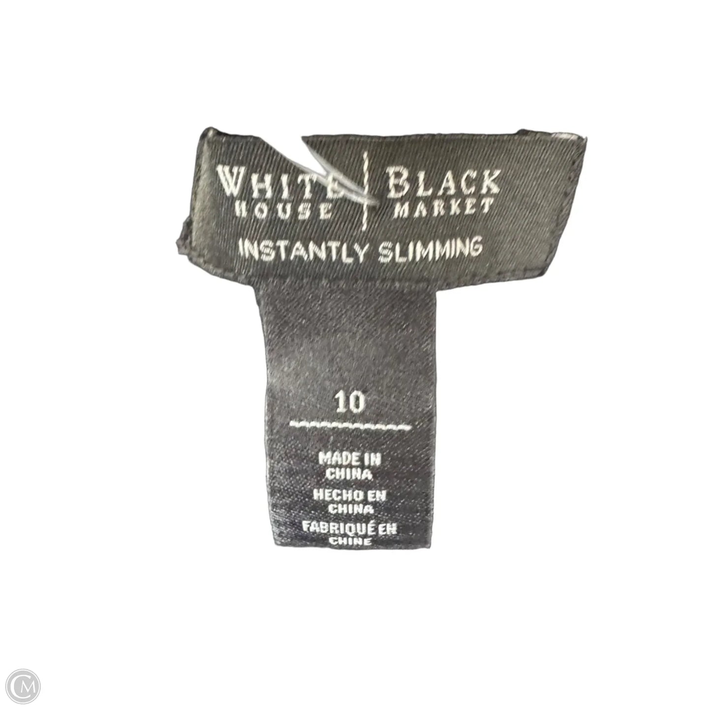 Dress Work By White House Black Market In Black & White, Size: M