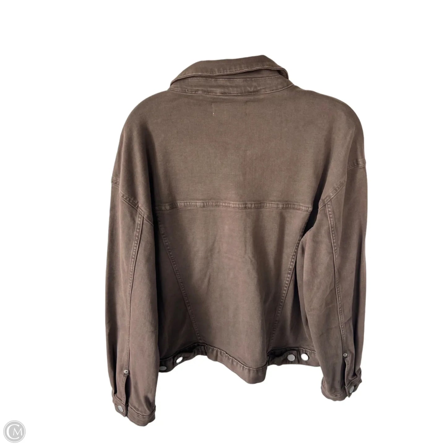 Jacket Denim By Dear John In Brown Denim, Size: Xl