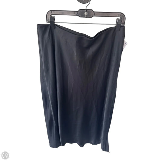 Skirt Maxi By A New Day In Black, Size: 12