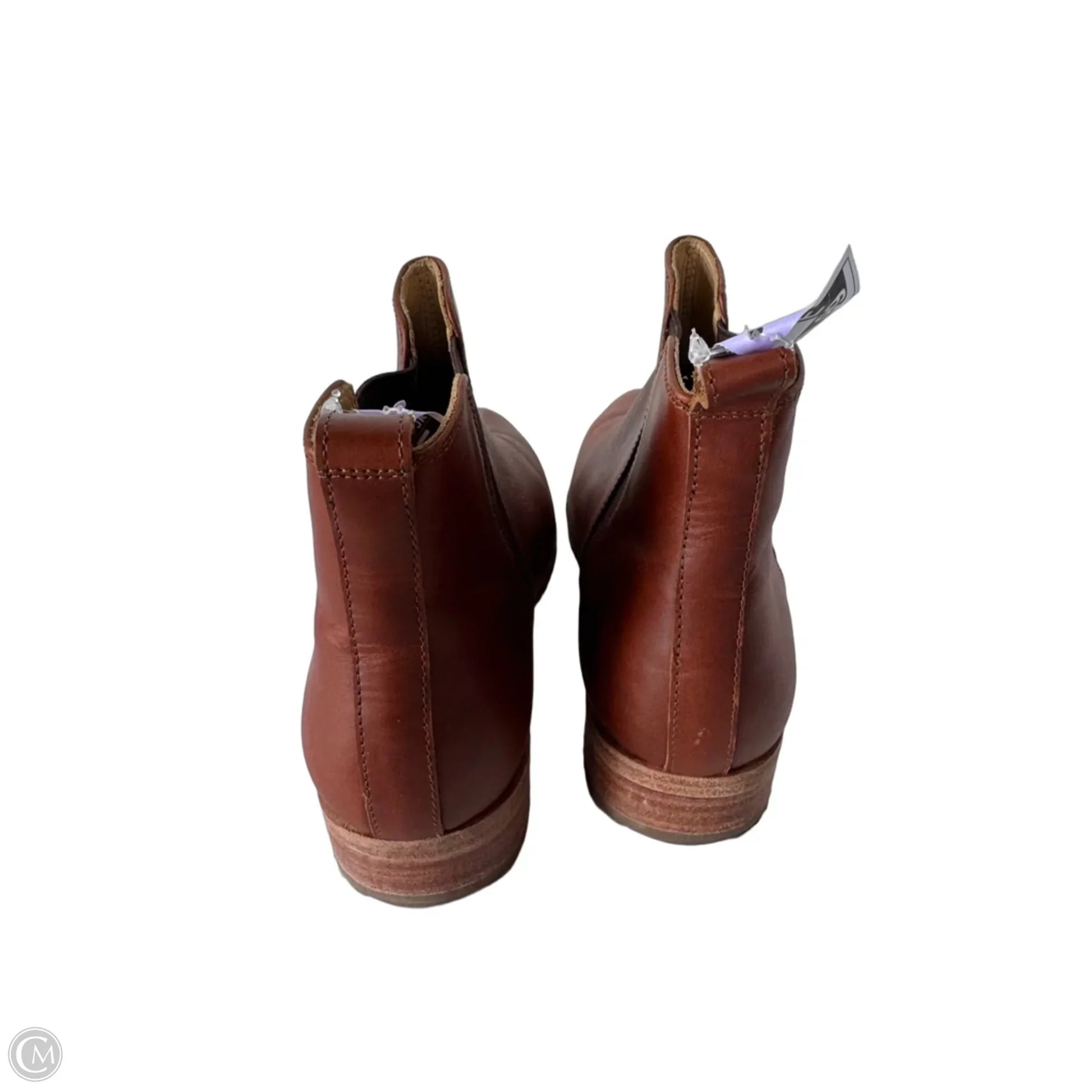 Boots Ankle Flats By Cmc In Brown, Size: 8.5 Boots Ankle Flats By Cmc In Brown, Size: 8.5