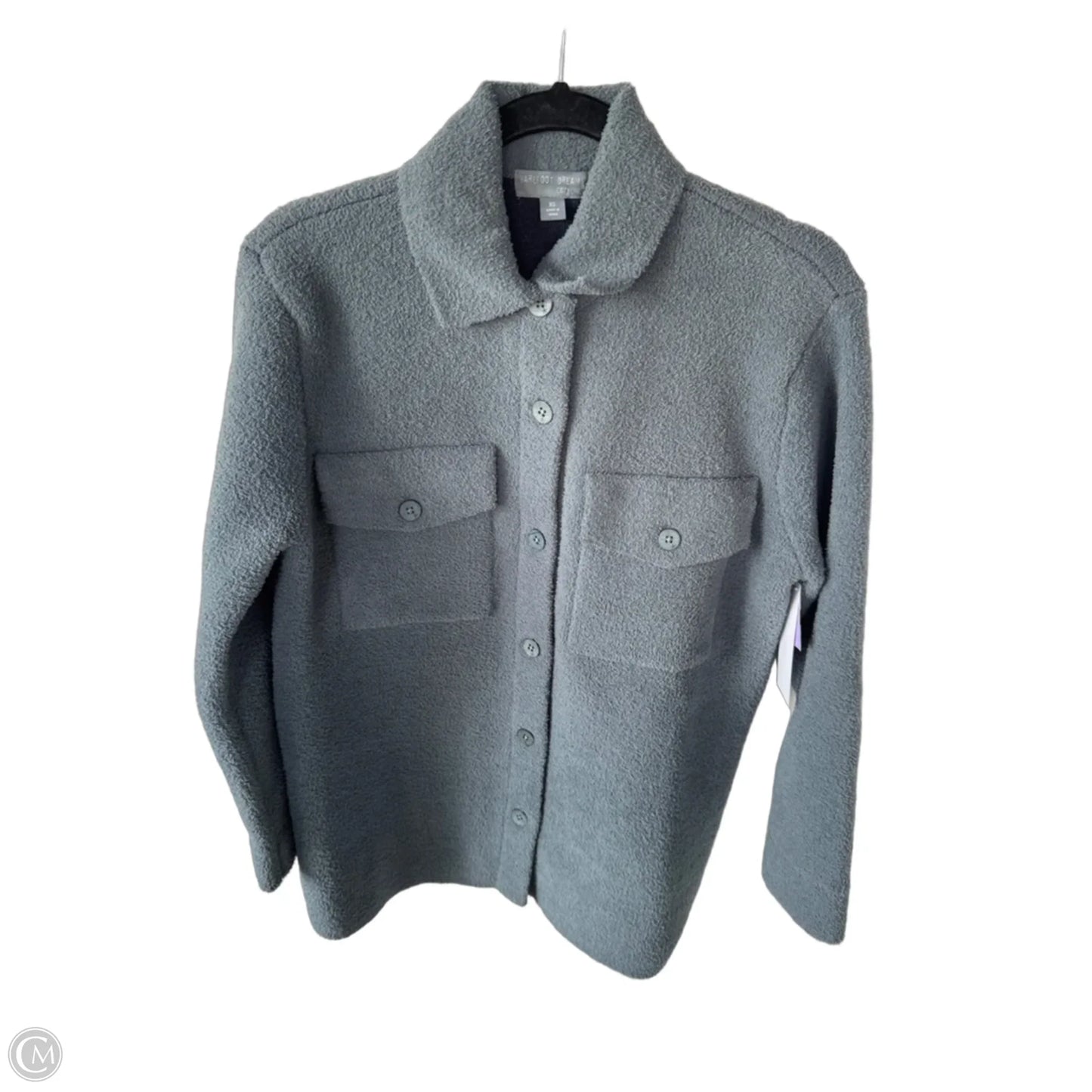 Jacket Shirt By Barefoot Dreams In Blue, Size: Xs