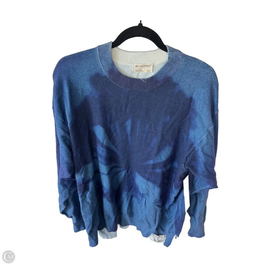 Sweatshirt Crewneck By We The Free In Blue, Size: S