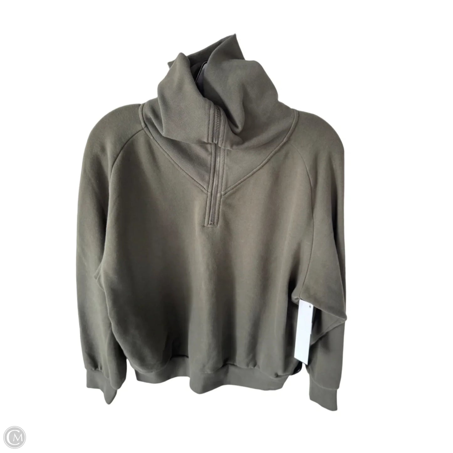 Athletic Sweatshirt Collar By Athleta In Green, Size: S