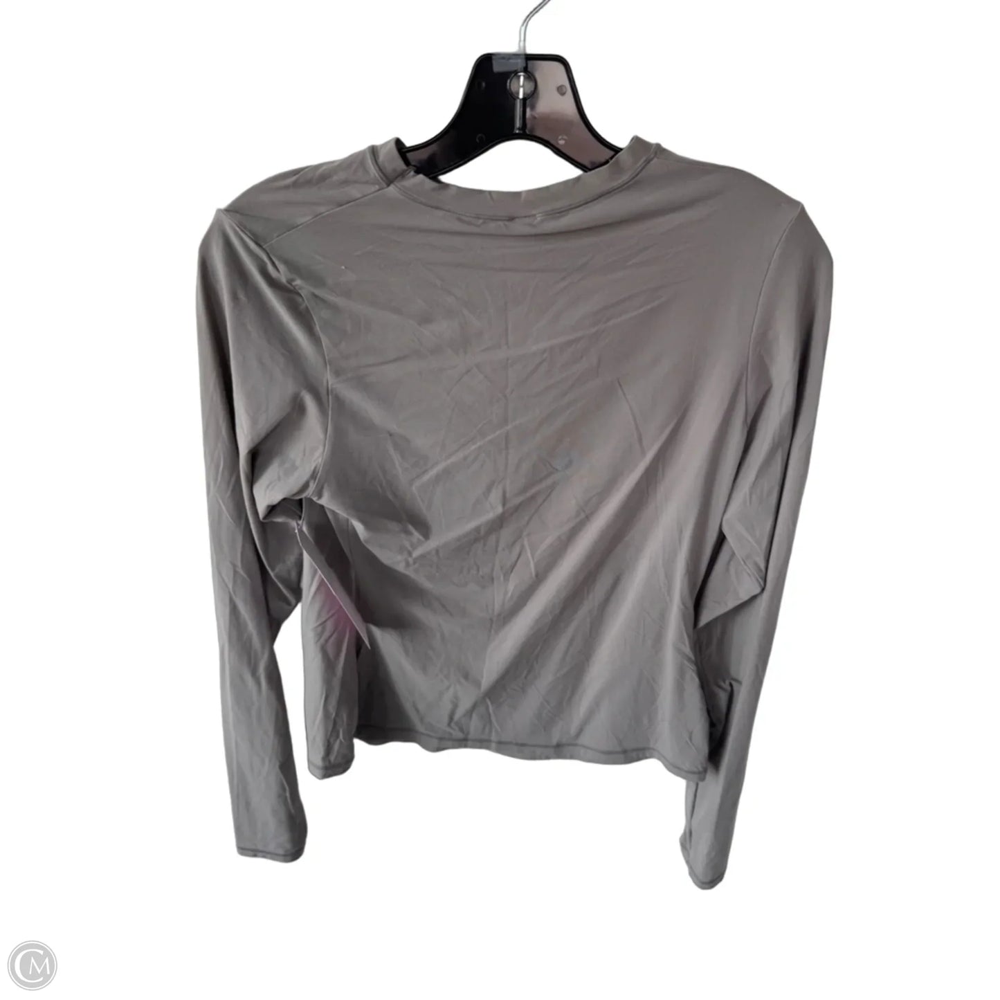 Top Long Sleeve Basic By Skims In Grey, Size: M