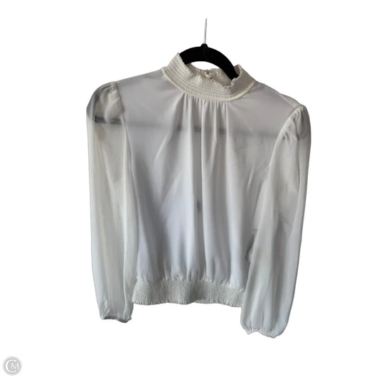 Top Long Sleeve By 1.state In White, Size: S