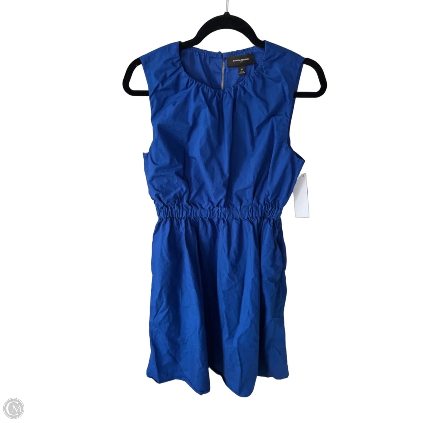 Dress Casual Midi By Banana Republic In Blue, Size: M