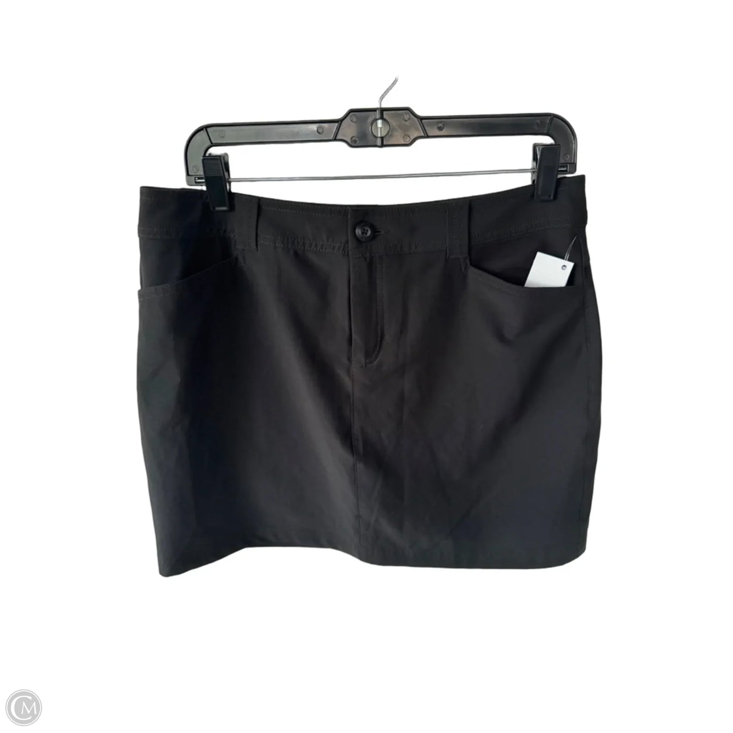 Skort By Eddie Bauer In Black, Size: 8