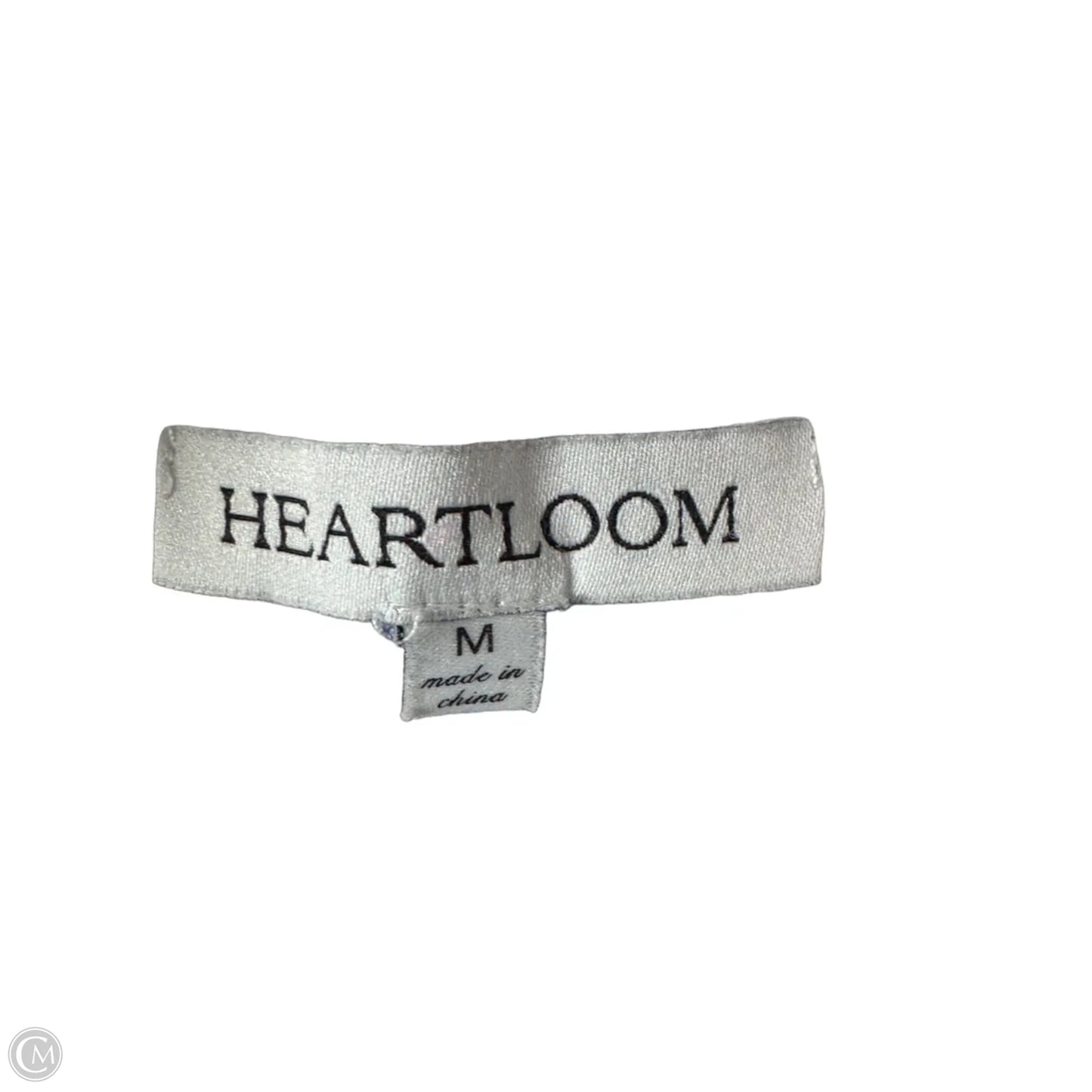 Sweater By Heartloom In Blue & White, Size: M