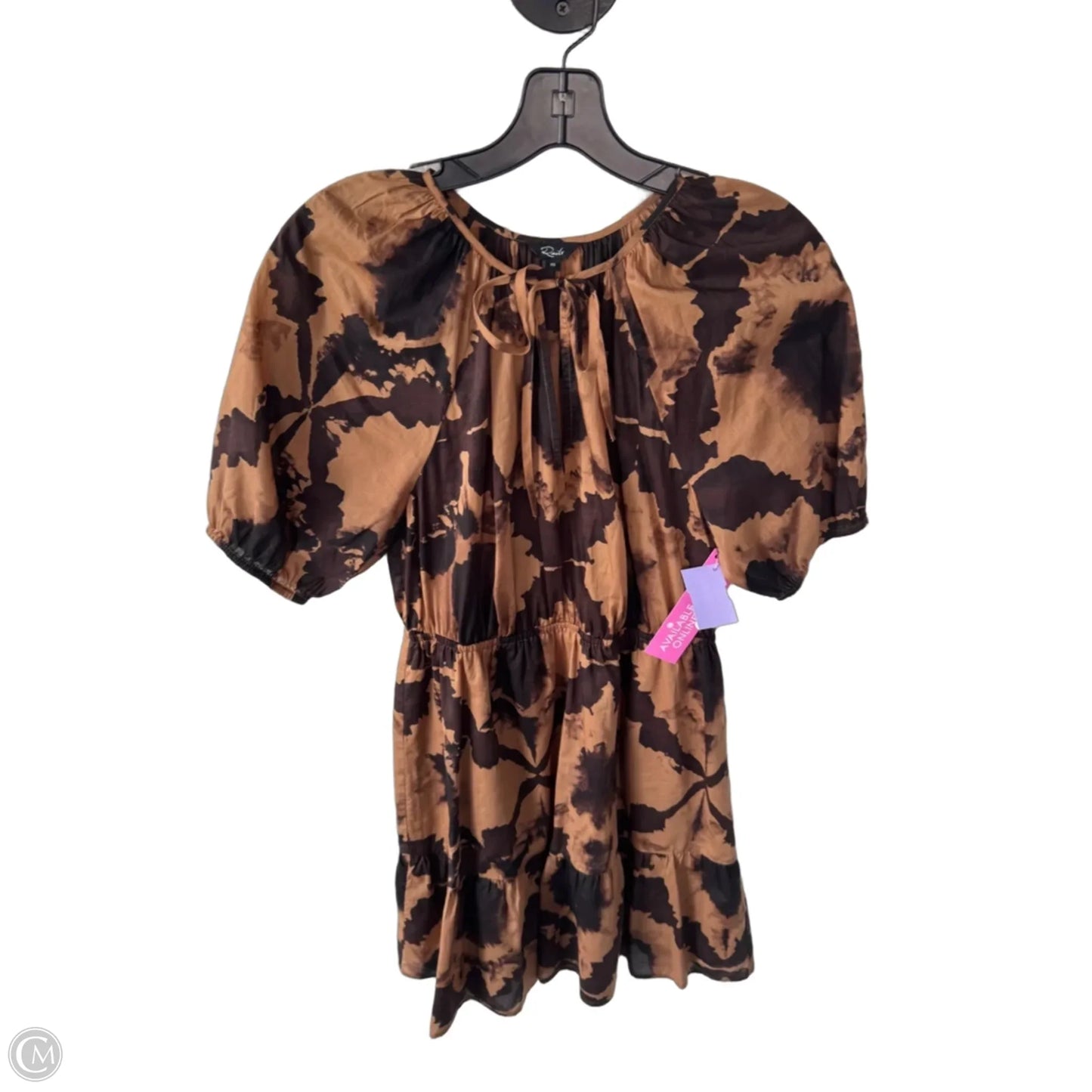 Dress Casual Short By Rails In Brown & Tan, Size: Xs