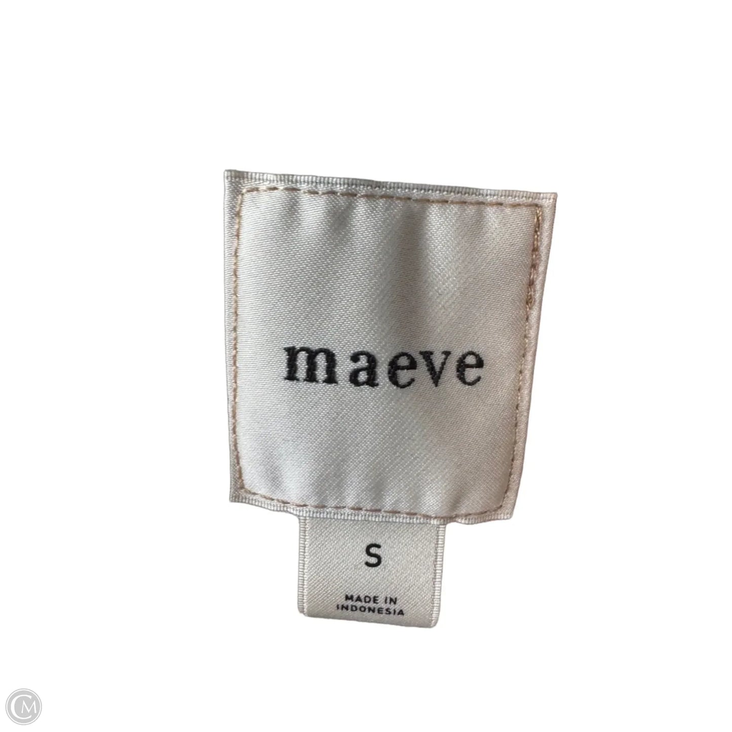 Top Short Sleeve By Maeve In Black & Brown, Size: S