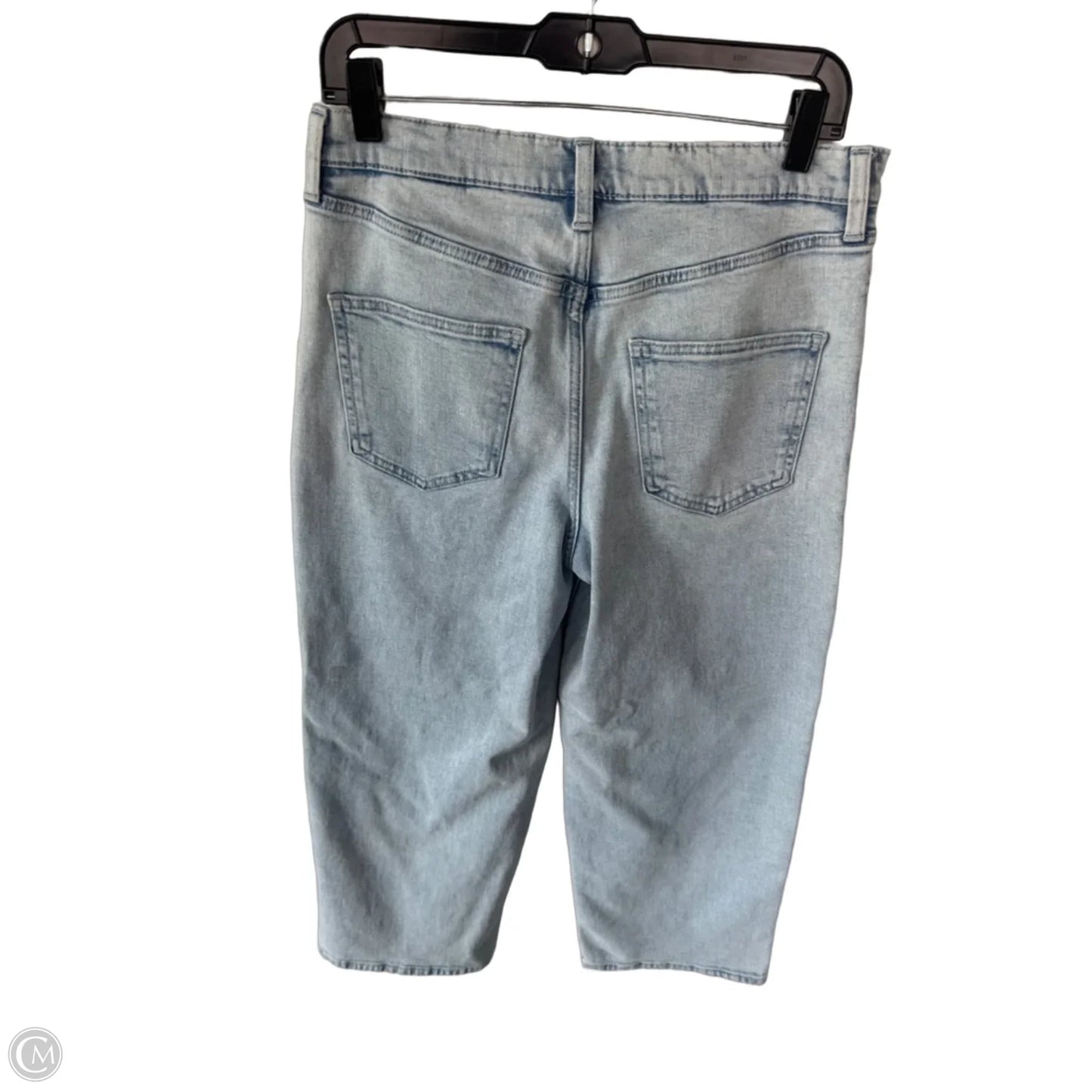 Jeans Straight By Banana Republic In Blue Denim, Size: 10